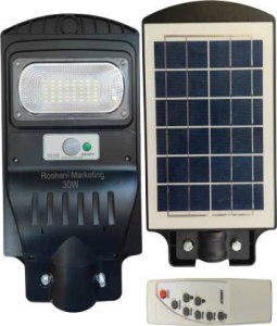 LAMPA SOLARA STRADALA 30W CU TELECOMANDA - Img 1