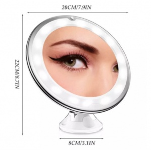 OGLINDA MAKEUP CU LED ROTUNDA - Img 3