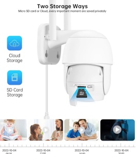 PACHET 2 CAMERE SUPRAVEGHERE WIFI JORTAN JT-8160QJ - Img 3