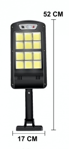 PACHET 2X LAMPA SOLARA TIP STRADAL 240 LED 45W - Img 7