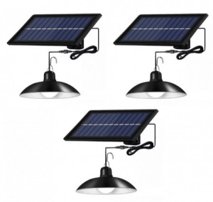 PACHET 4 X LAMPA SOLARA CU ABAJUR CU TELECOMANDA - Img 2