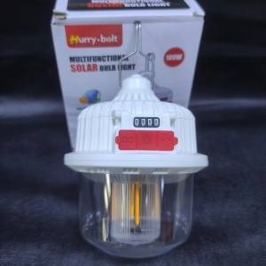 Set 2 x Lampă solară de camping reîncărcabilă, 100W, rezistenta la intemperii - Img 4
