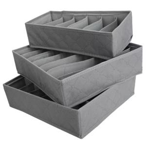 Set 3 organizatoare inteligente pentru lenjerie intima, sosete, cravate, curele - Img 2