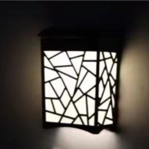 SET 4 LAMPI SOLARE DECORATIVE PENTRU PERETE CU LED COLOR - Img 5