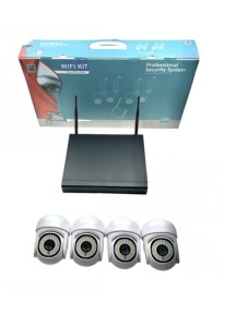 Sistem de supraveghere video , NVR cu 4 camere WIFI - Img 1