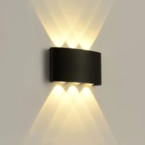 APLICA DE PERETE 6 LED-URI BIDIRECTIONALE INTERIOR-EXTERIOR 6W - Img 1