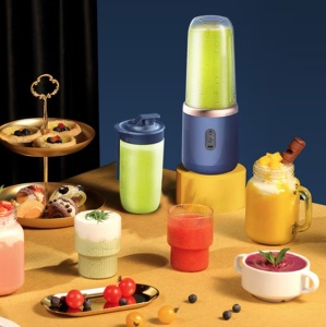 Blender portabil , 6 lame din inox, capacitate 400ml, 22x10x13.5cm - Img 4
