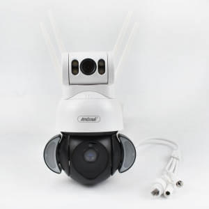 Camera dubla 4K HD Wifi cu vedere bidirectionala Model QSX920 - Img 1