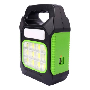 Lanterna multifunctionala JY978, panou solar, USB, 10W - Img 6