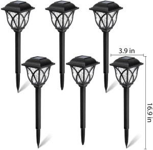 SET 6 LAMPI SOLARE DECORATIVE DE GRADINA - Img 1