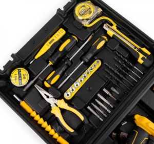 Trusa autofiletanta 24v, cu percutie, 2 acumulatori + 30 piese - Img 5