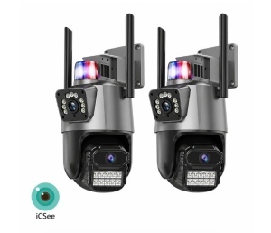 2 X CAMERA SUPRAVEGHERE DUBLA 8MP ULTRA HD ZOOM 5X WIFI