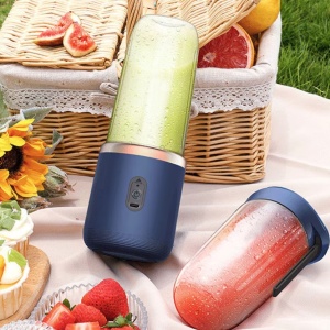 Blender portabil , 6 lame din inox, capacitate 400ml, 22x10x13.5cm - Img 5