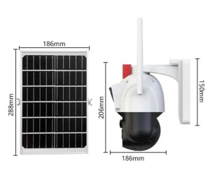 Camera de Supraveghere cu Panou Solar slot SIM 4G V380Pro 6MP - Img 3