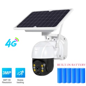 CAMERA SUPRAVEGHERE CU PANOU SOLAR SI CARTELA 1080P 3G/4G + CARD MEMORIE 32GB - Img 1