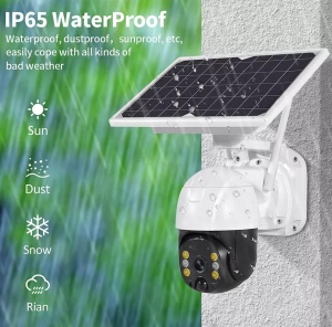 CAMERA SUPRAVEGHERE CU PANOU SOLAR SI CARTELA 1080P 3G/4G + CARD MEMORIE 32GB - Img 4