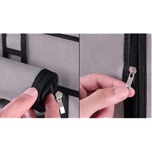 DULAP MATERIAL TEXTIL SI STRUCTURA METALICA CU 10 RAFTURI PENTRU INCALTAMINTE - Img 6