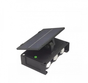 Lampa solara de perete cu 6 LED-uri, lumina alb calda - Img 5