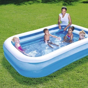 Piscina gonflabila 201 x 150 x 51 cm, 2 inele + Pompa Cadou - Img 2