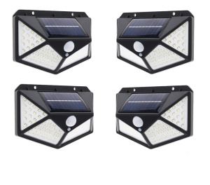 SET - 4 LAMPI SOLARE 100 LED-URI + LANTERNA CAP CADOU - Img 8
