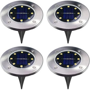 SET 4 LAMPI SOLARE PENTRU SOL 8 LED - Img 1