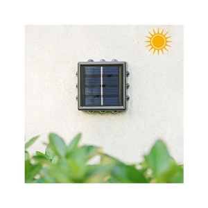 SET 8 LAMPI SOLARE DE PERETE SAU SOL CU LED IN 4 DIRECTII - Img 3
