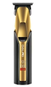 DALING DL-0078 Mașină de tuns profesională pentru salon de coafură, tunsoare pentru bărbați, trimmer din oțel fin, cap de tăiere cu afișaj LED