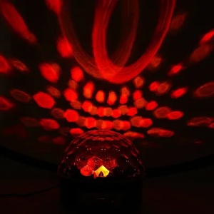 Glob Disco Cu Boxa Laser Club Cu Telecomanda Redare Audio Mp3 - Img 3