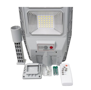 Lampa solara led cu incarcare solara, 300W, IP65, panou incorporabil, J-803 - Img 4