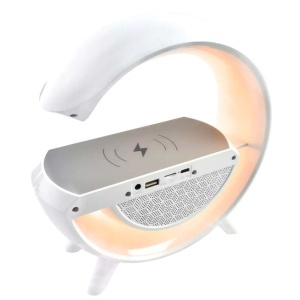 BOXA BT STATIE INCARCARE WIRELESS 15W LAMPA RGB ANDOWL QCD110 - Img 5