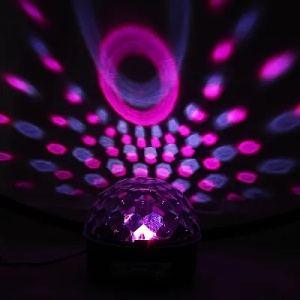 Glob Disco Cu Boxa Laser Club Cu Telecomanda Redare Audio Mp3 - Img 4