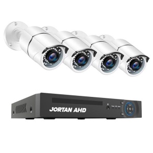 Kit de supraveghere JORTAN cu 4 camere FULL CCTV AHD, de interior/exterior - Img 3