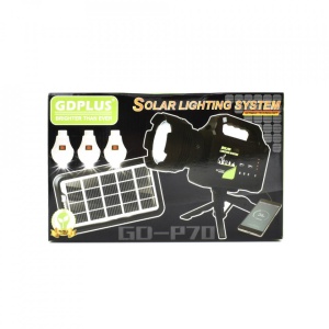 Kit Solar cu 3 becuri GD-P70 - Img 4