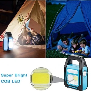 Lampa solara camping JD-925 - Img 3