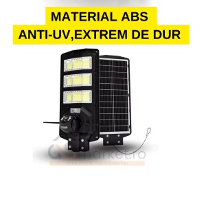 LAMPA SOLARA STRADALA 300W + CAMERA SUPRAVEGHERE SLOT CARTELA 4G - Img 4