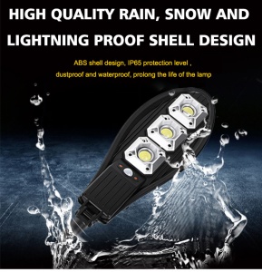 Lampa stradala cu incarcare solara, 90 LED COB - Img 2