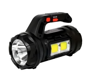 Lanterna Led 18W multifunctionala, Set Scule incluse, acumulator reincarcabil USB Type C, 5 moduri iluminare, avertizare luminoasa, leduri stare incarcare baterie, negru - Img 4