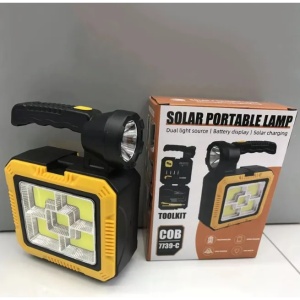 Lanterna solara si trusa de scule 4 in 1, lanterna portabila solara reincarcabila cu LED-uri de mare putere USB Flash, lanterna de urgenta cu trusa de scule incorporata, lanterna multifunctionala, negru - Img 6