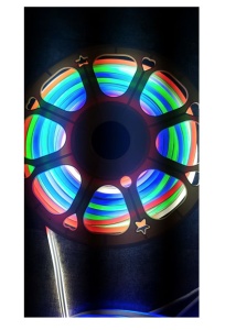 Rola Banda tip Neon Luminos Flexibil LED 100 m ALB RECE - Img 1