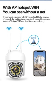 SET 2 CAMERE SUPRAVEGHERE WIFI YOOSEE MODEL: 8161 - Img 3