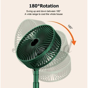 VENTILATOR PORTABIL CU INCARCARE USB - 3 TREPTE VITEZA - Img 2