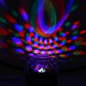 Glob Disco Cu Boxa Laser Club Cu Telecomanda Redare Audio Mp3 - Img 5