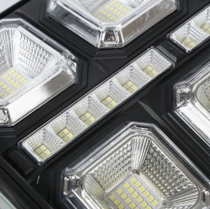 LAMPA SOLARA STRADALA 150W CU SENZOR DE MISCARE 11 CASETE LUMINOASE - Img 2