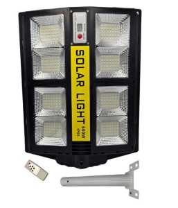 Lampa solara stradala 2000W, 280 LED SMD cu telecomanda - Img 2