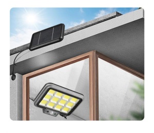 PROIECTOR SOLAR 216LED SMD 50W SENZOR MISCARE SI TELECOMANDA - Img 4