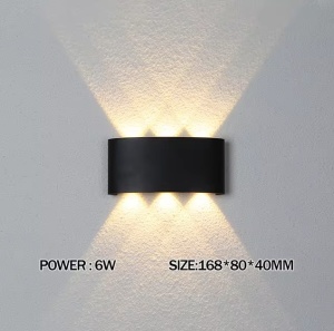 APLICA DE PERETE 6 LED-URI BIDIRECTIONALE INTERIOR-EXTERIOR 6W - Img 5