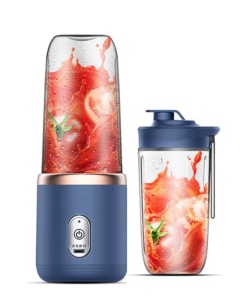 Blender portabil , 6 lame din inox, capacitate 400ml, 22x10x13.5cm - Img 1