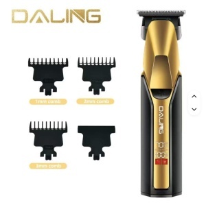DALING DL-0078 Mașină de tuns profesională pentru salon de coafură, tunsoare pentru bărbați, trimmer din oțel fin, cap de tăiere cu afișaj LED - Img 2