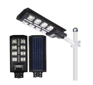 LAMPA SOLARA STRADALA 150W CU SENZOR DE MISCARE 11 CASETE LUMINOASE - Img 3