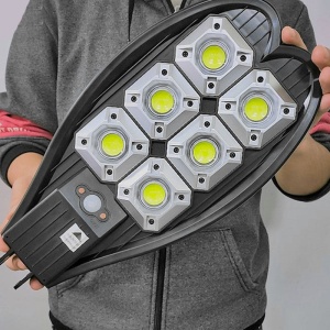 Lampa solara stradala led 6 casete cob 120W - Img 2